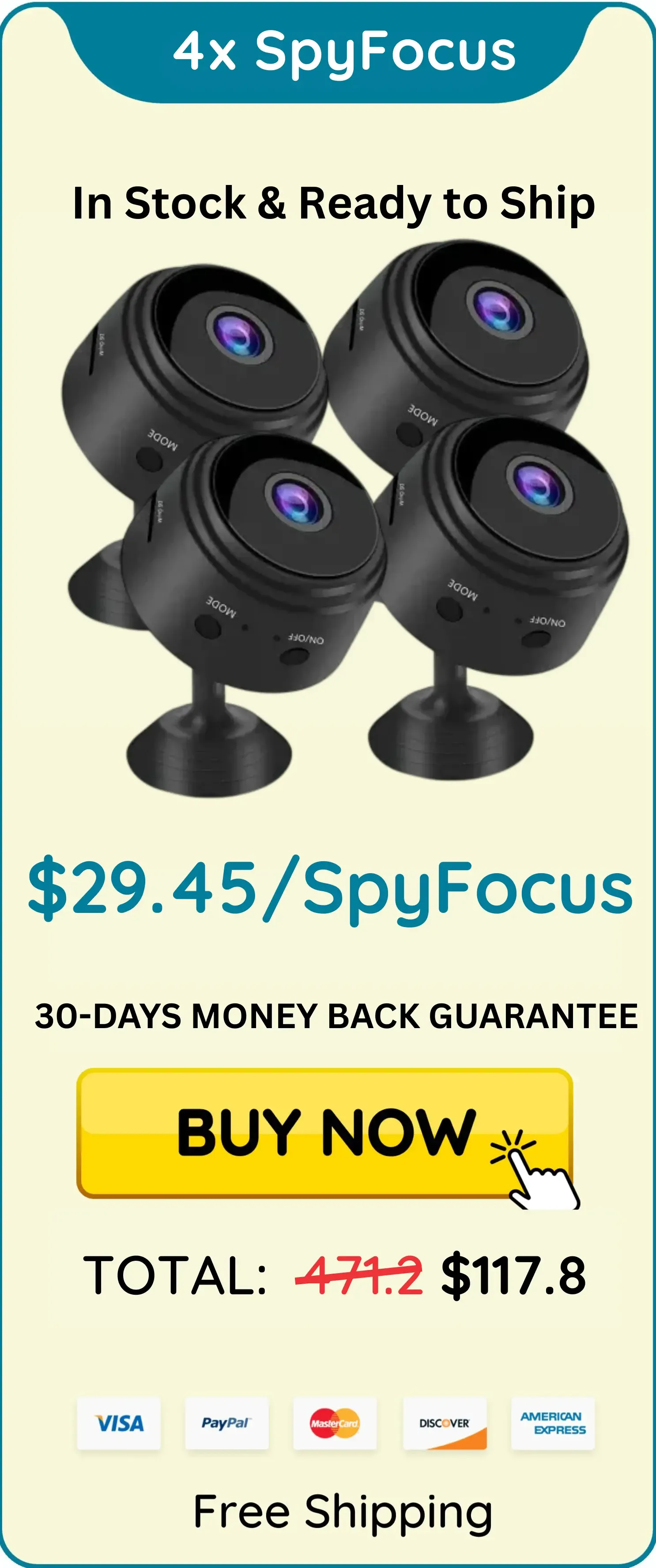 SpyFocus Mini Wifi Camera offer price 